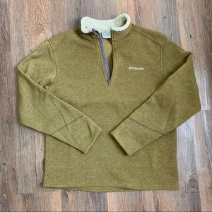 Columbia Pullover Sweatshirt Men’s Mustard
